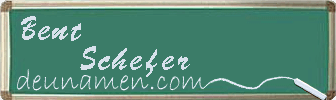 Bent Schefer Visitenkarte